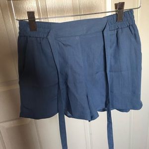 Cute Blue Shorts with String to Tie